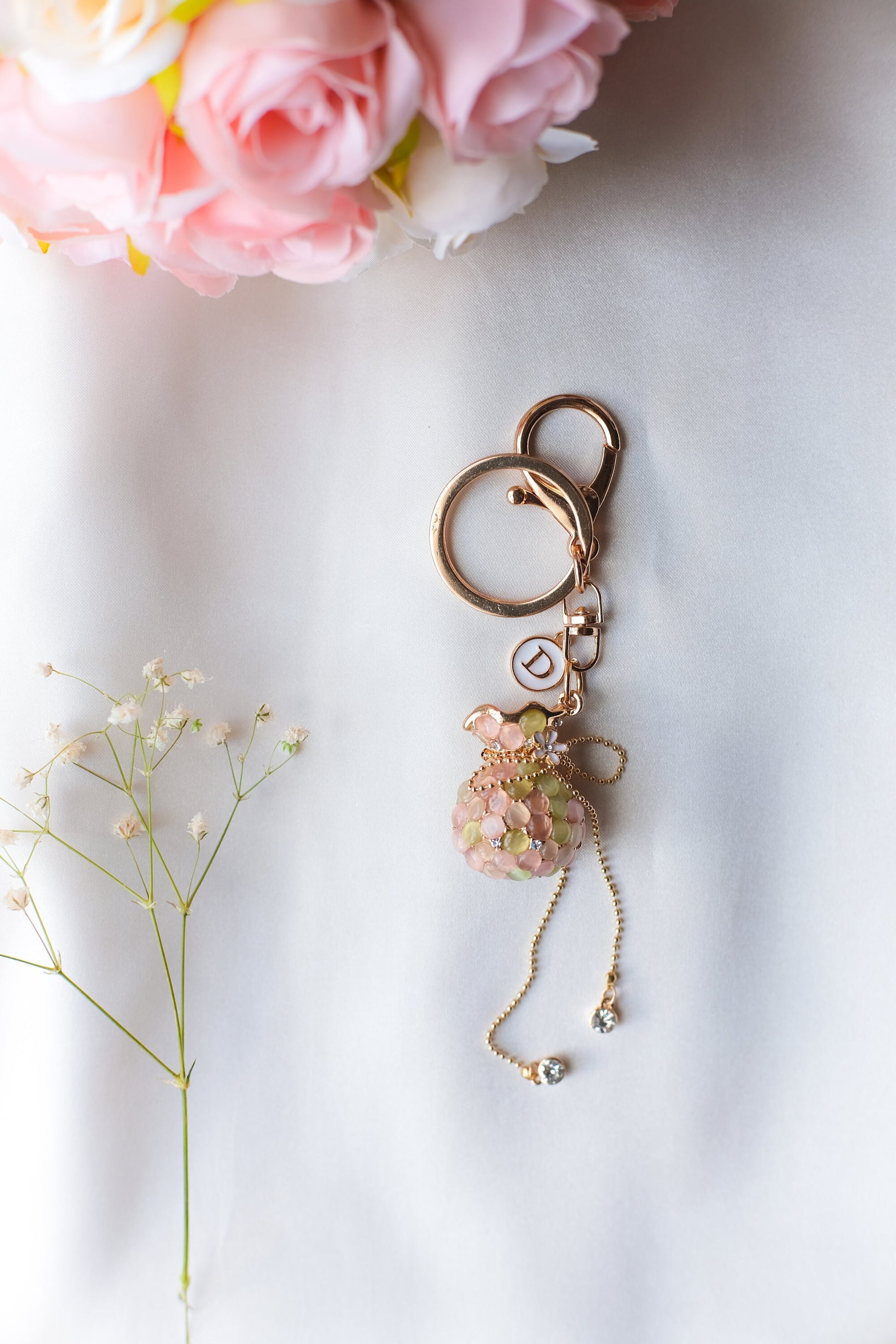 Personalized Keychain Custom Gift For Her Luxury Charm Accessory Purse Gift for BFF Gift Bag Accessory Cute Keychain Birthday Gift Idea