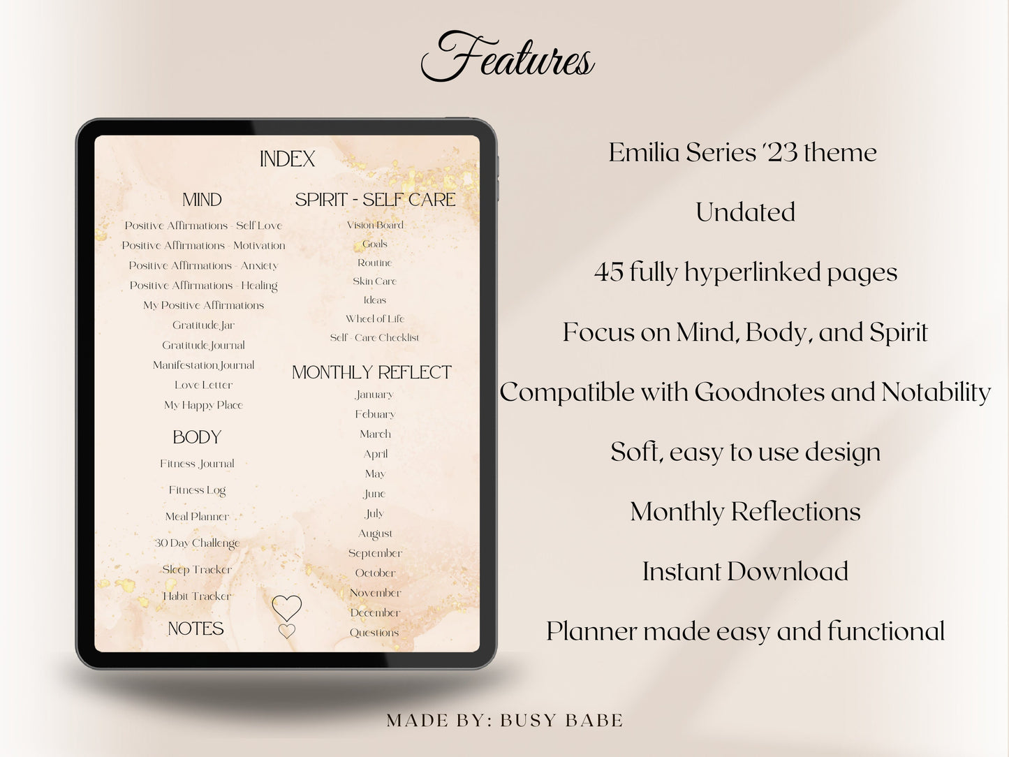 Self Care Planner Digital Wellness Guide Mental Health Checklist Goal Planner Daily Well Being Journal Self-Care Gift Gratitude Journal