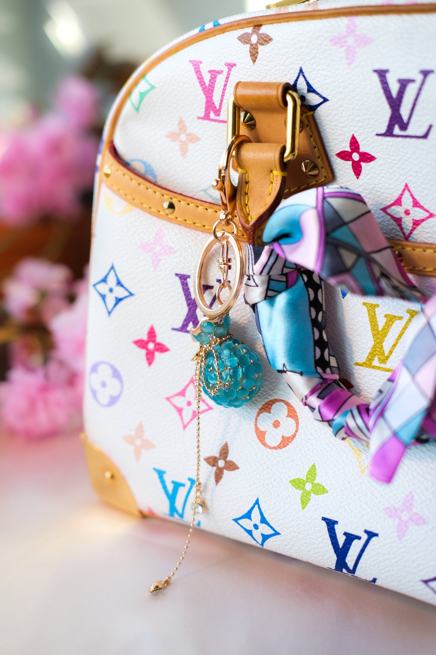 Jeweled Keychain Personalized Gift Bag Accessory Purse Charm Gift For Best Friend Keychains For Women Birthday Ideas Gift For Girlfriend