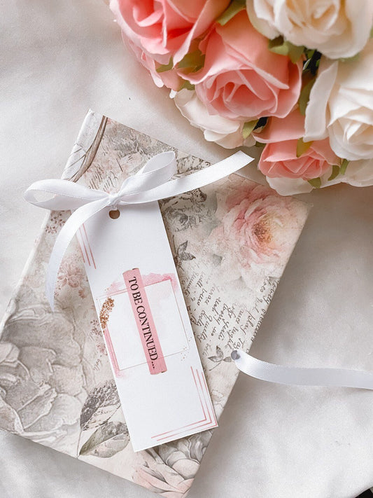 To Be Contiuned Ribbon Bookmark, Book Lover Gift, Cute Bookmark, Aesthetic Book, Book Accessory, Stationery Accessory, BookTok Lover