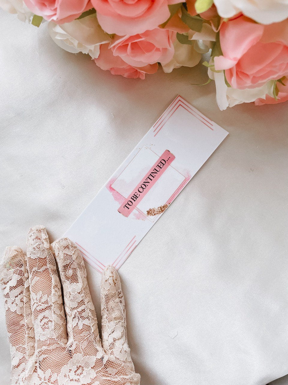 To Be Contiuned Ribbon Bookmark, Book Lover Gift, Cute Bookmark, Aesthetic Book, Book Accessory, Stationery Accessory, BookTok Lover