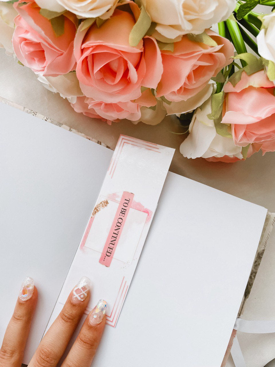 To Be Contiuned Ribbon Bookmark, Book Lover Gift, Cute Bookmark, Aesthetic Book, Book Accessory, Stationery Accessory, BookTok Lover